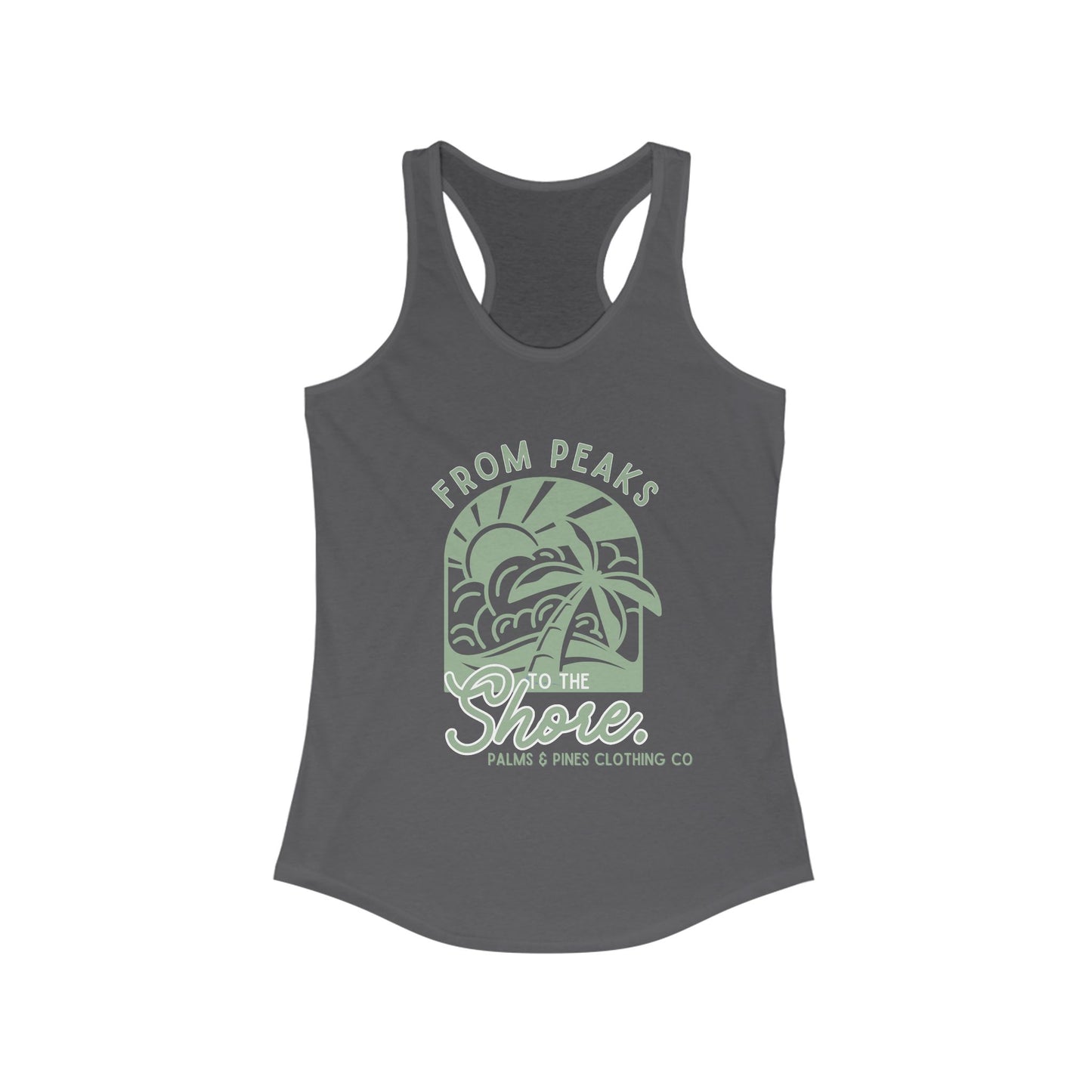 Peaks To The Shore Women’s Racerback Tank Top