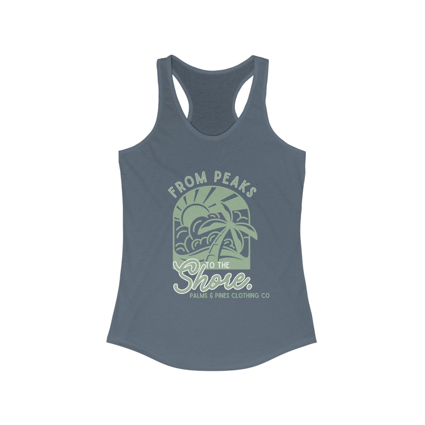 Peaks To The Shore Women’s Racerback Tank Top
