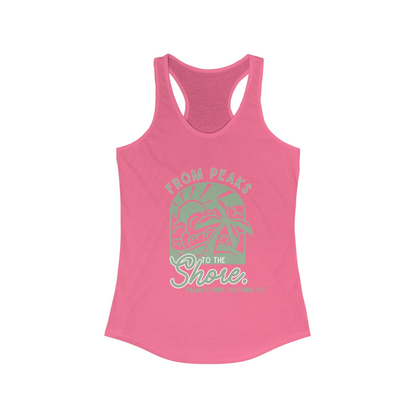 Peaks To The Shore Women’s Racerback Tank Top
