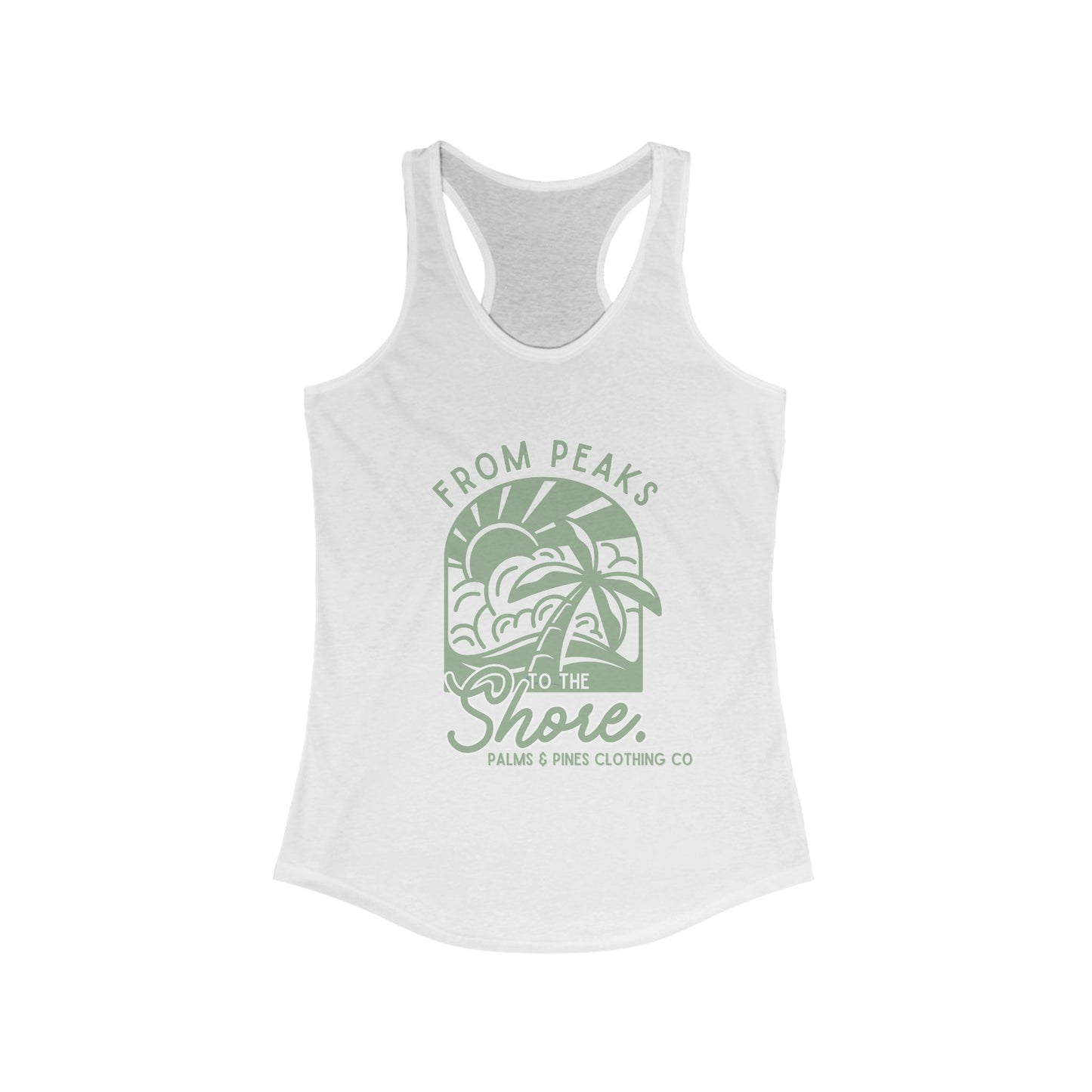 Peaks To The Shore Women’s Racerback Tank Top