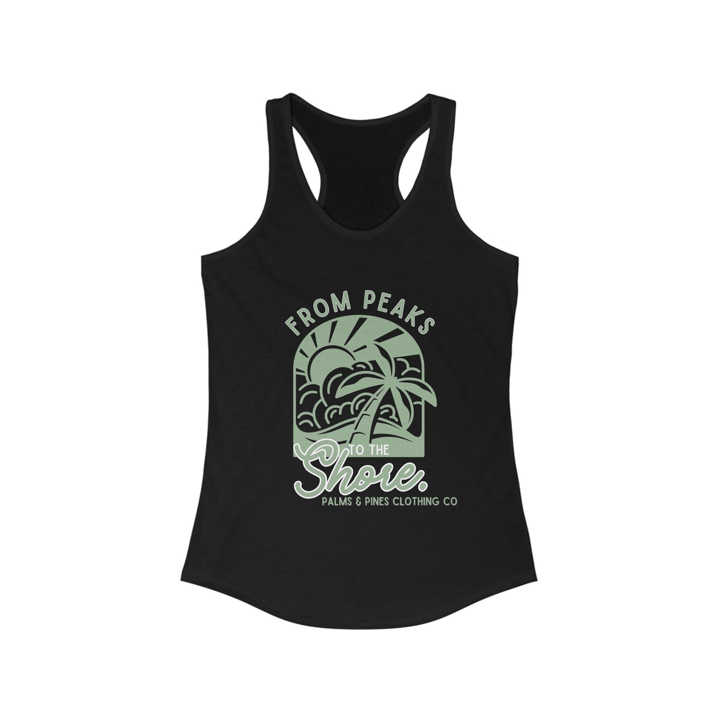 Peaks To The Shore Women’s Racerback Tank Top